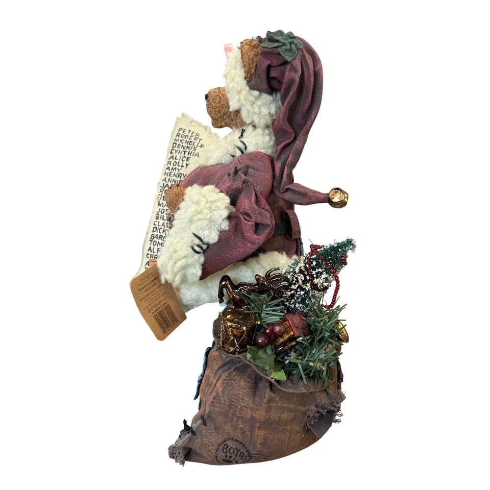 Vintage Boyds Bears Nicholai S Crumpleton Santa Claus Christmas Folk Art Figure